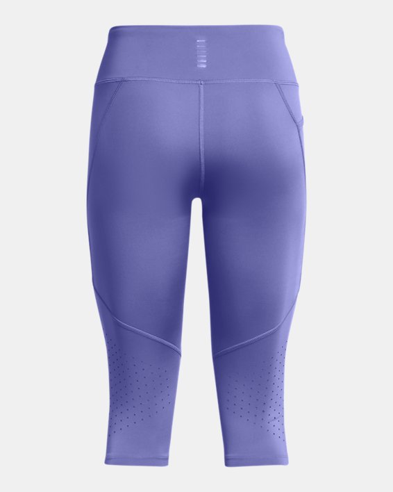 女士UA Fly Fast 3.0 Speed中褲 in Purple image number 5